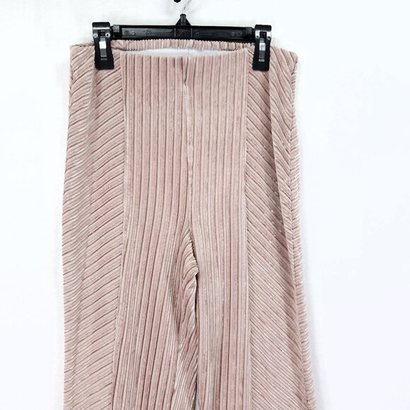 Free People Velvet Bell Bottom Pants Women Small Flare Slim Pull On - Picture 4 of 14